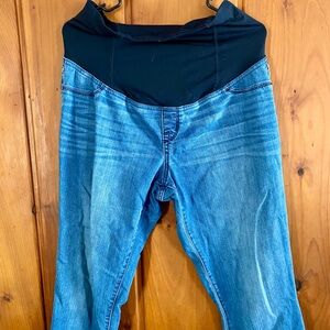 Ingrid & Isabel Blue Maternity Jeggings